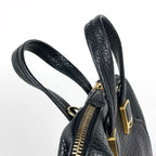 Fendi Chameleon Handbag 2-Way Leather Black — view 5