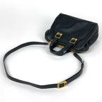 Fendi Chameleon Handbag 2-Way Leather Black — view 7