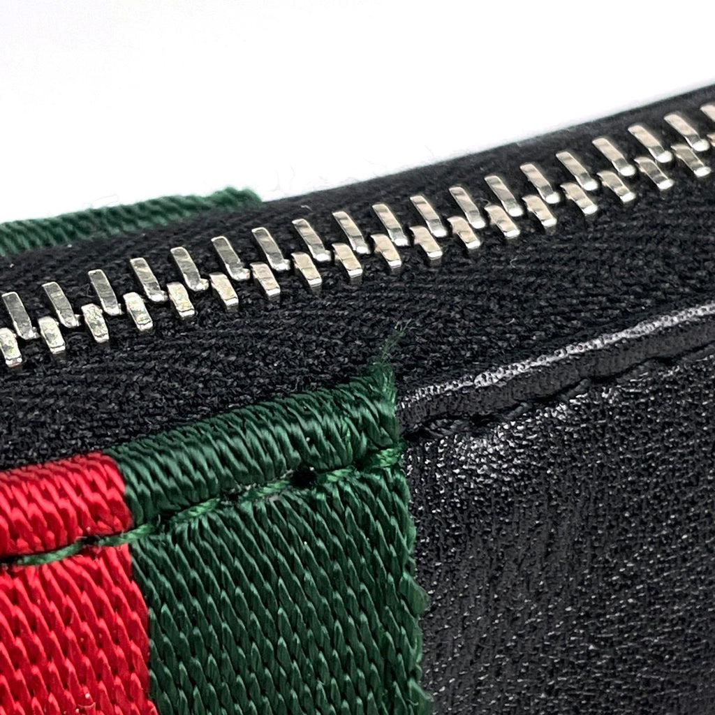 Gucci Lunetta Small Cross Belt Bag Leather Black — view 4