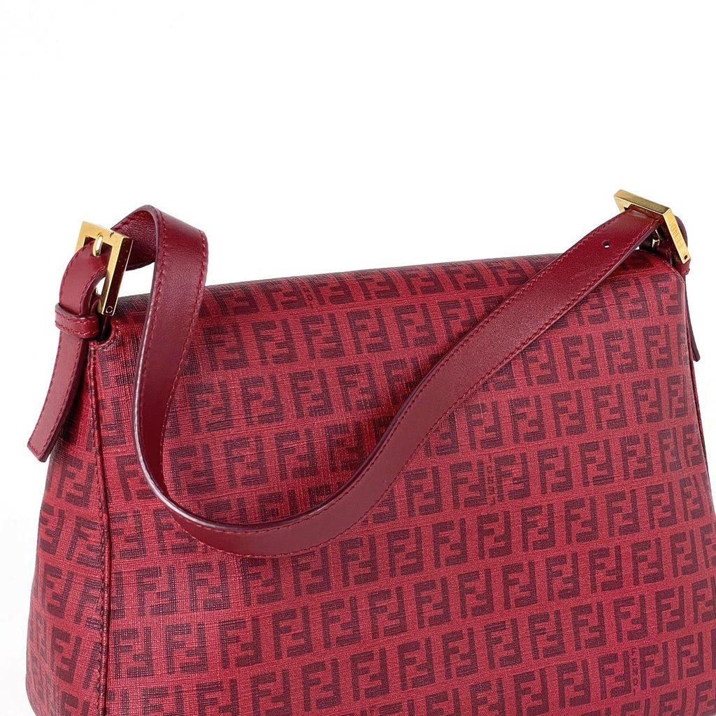 Fendi Shoulder Bag Zucchino Pattern Mamma Baguette — view 6