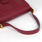 Fendi Shoulder Bag Zucchino Pattern Mamma Baguette — view 7