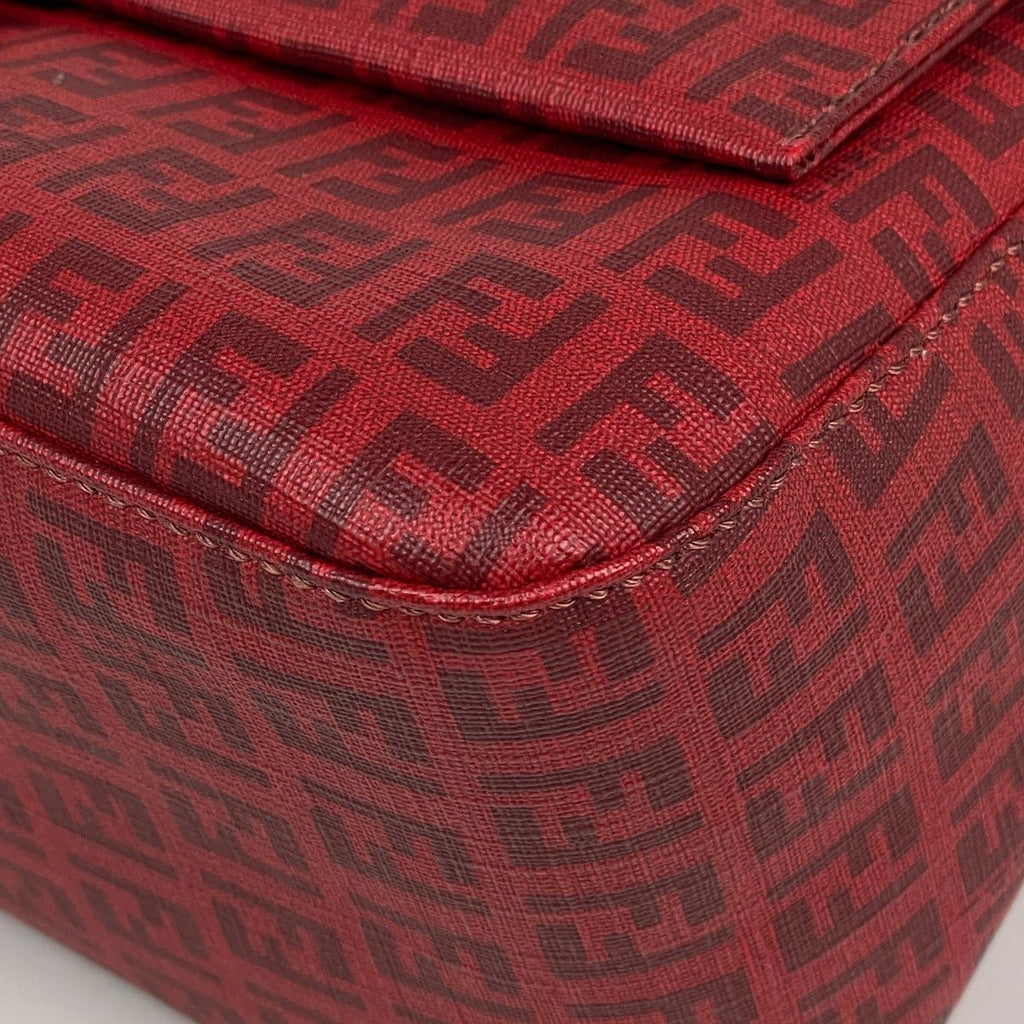 Fendi Shoulder Bag Zucchino Pattern Mamma Baguette — view 3
