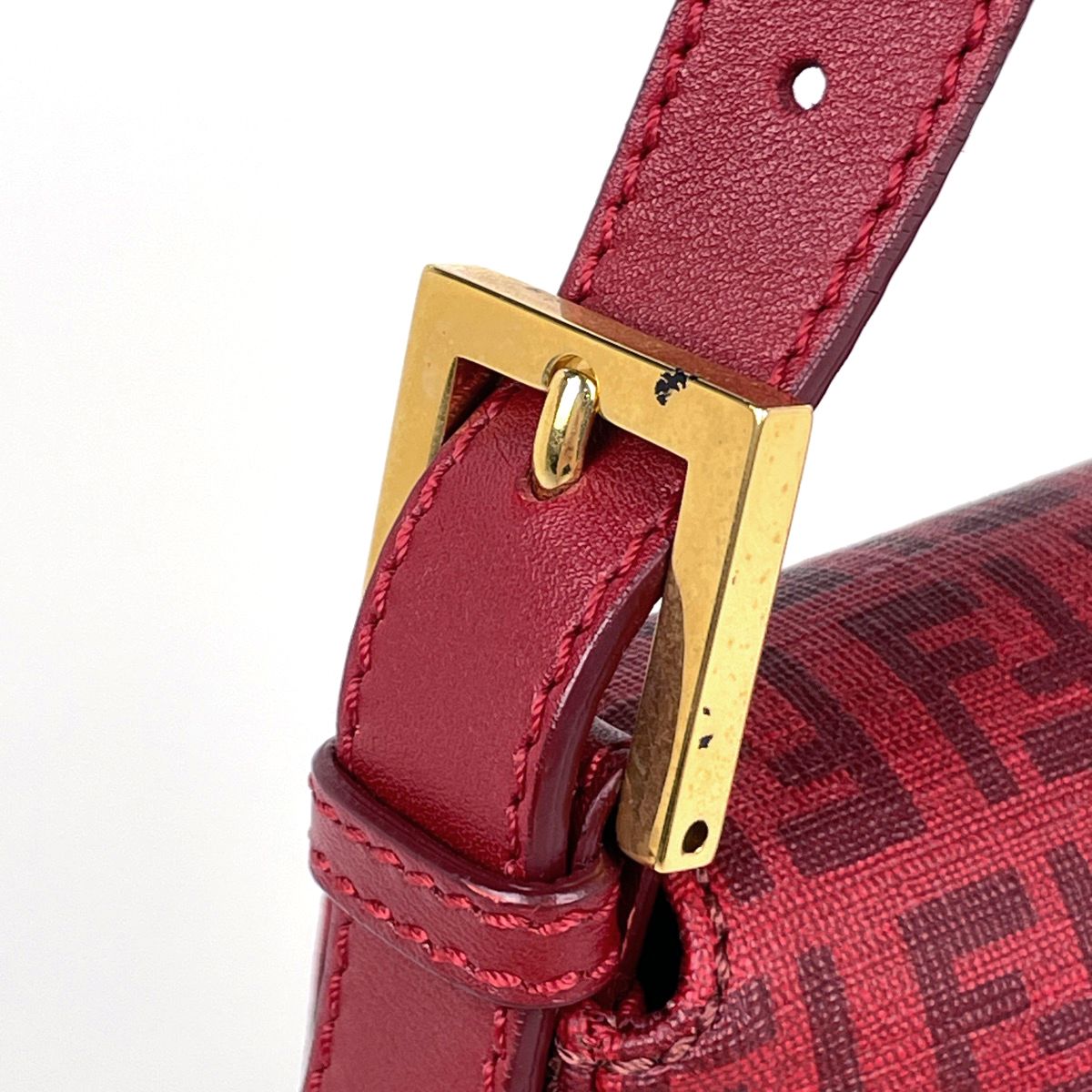 Fendi Shoulder Bag Zucchino Pattern Mamma Baguette — view 4