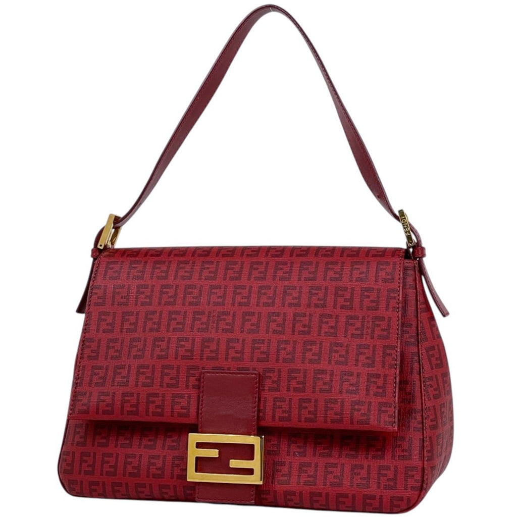 Fendi Shoulder Bag Zucchino Pattern Mamma Baguette