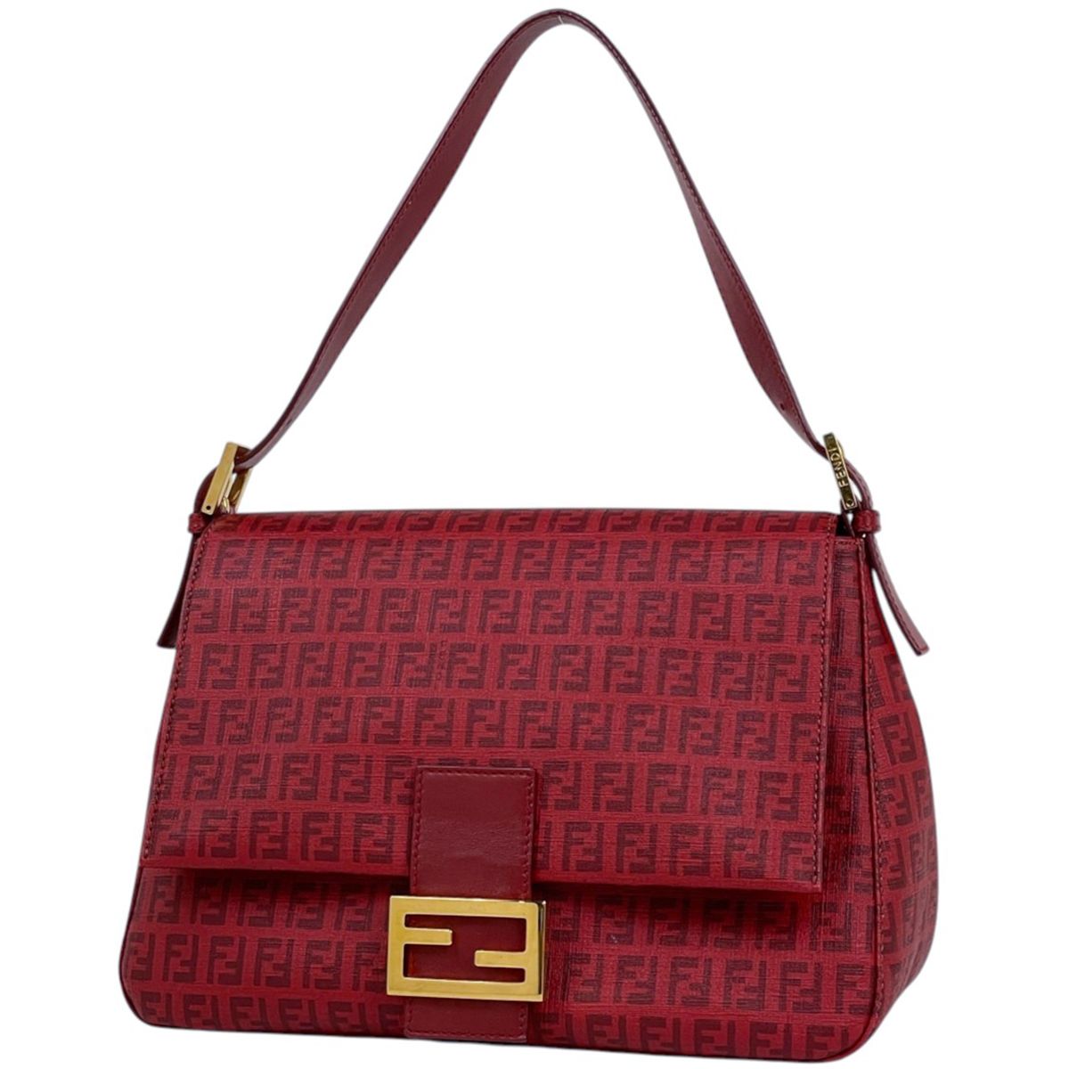 Fendi Shoulder Bag Zucchino Pattern Mamma Baguette