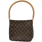 Louis Vuitton Looping MM Shoulder Bag Monogram Brown