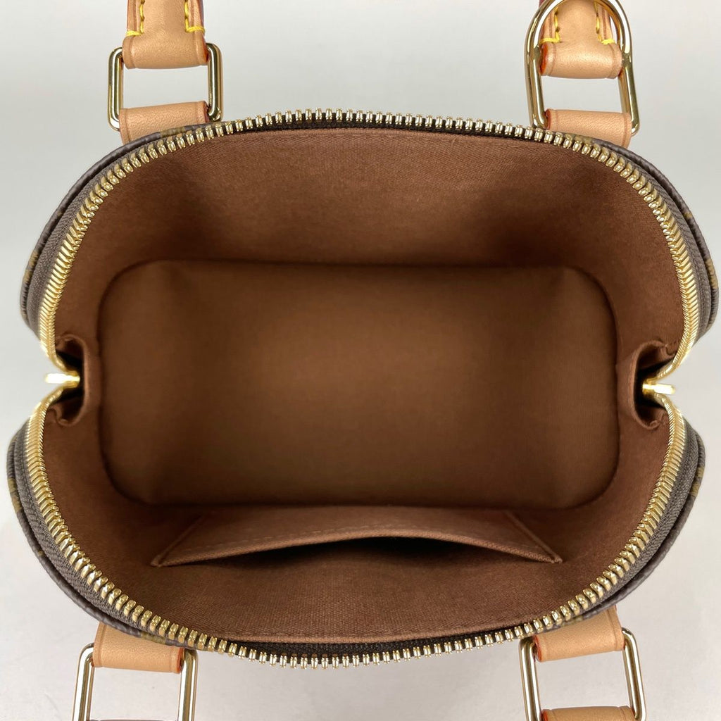 Louis Vuitton Alma BB 2-Way Shoulder Bag Monogram Brown — view 7