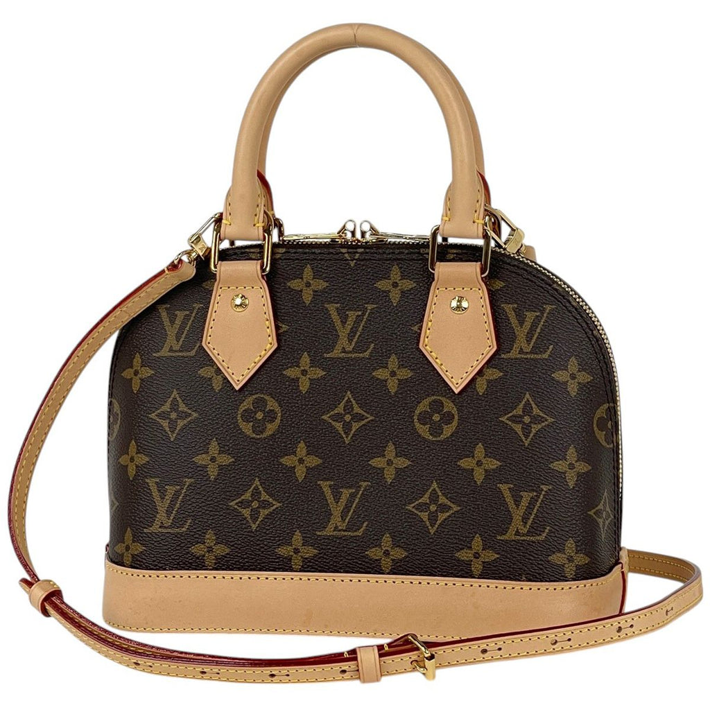 Louis Vuitton Alma BB 2-Way Shoulder Bag Monogram Brown