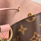 Louis Vuitton Neo Noe Shoulder Bag Drawstring Monogram Rose Poudre Brown — view 4