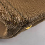 Prada Tote Canapa 2-Way Canvas Brown — view 3