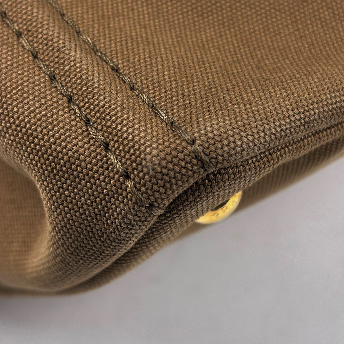 Prada Tote Canapa 2-Way Canvas Brown — view 3