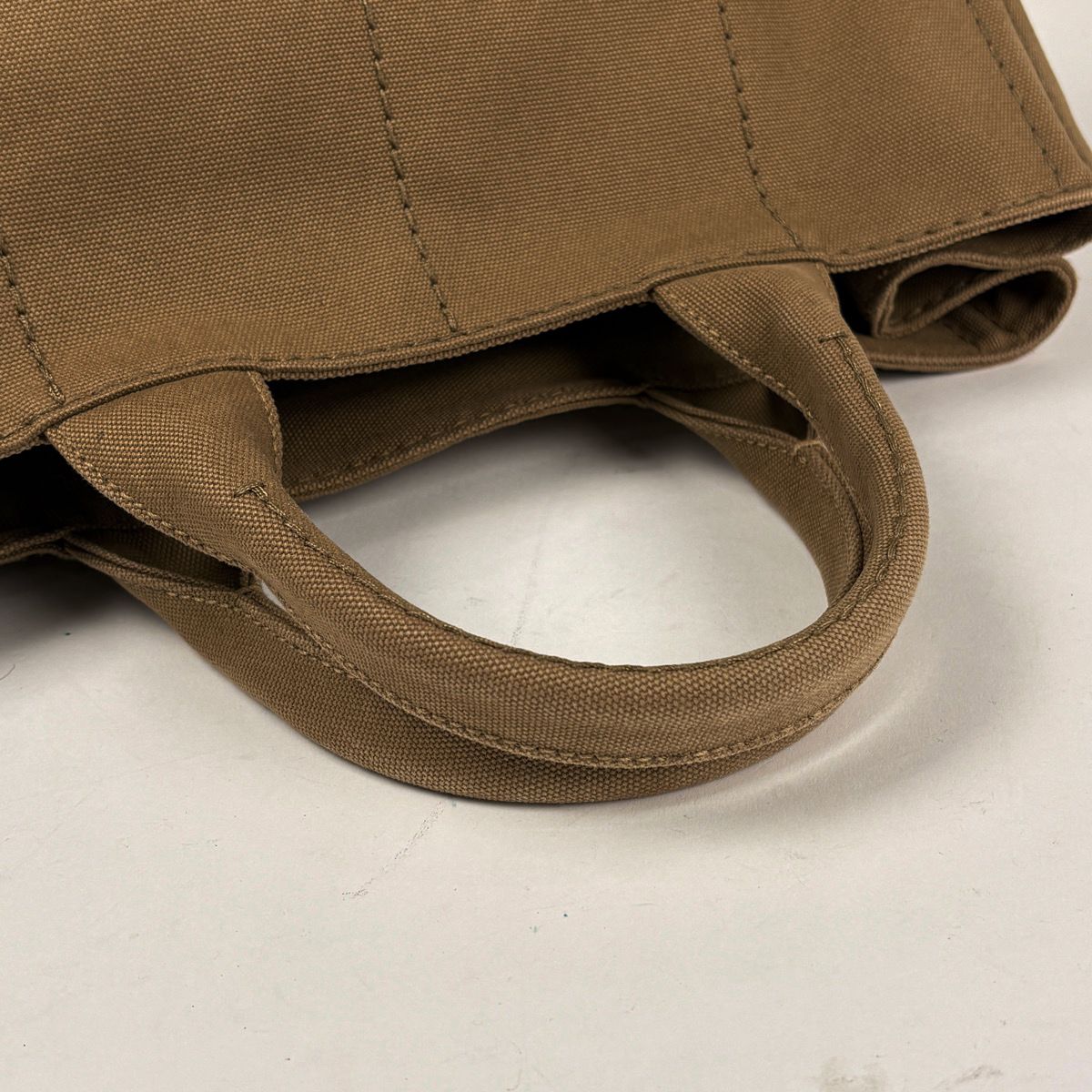 Prada Tote Canapa 2-Way Canvas Brown — view 4