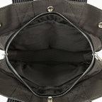 Hermes Herline PM Tote Nylon Canvas Gray Black — view 5