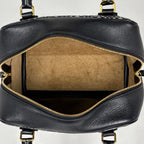 Loewe Handbag Amazona 19 Square Bag 2-Way Anagram Leather Black Navy — view 7