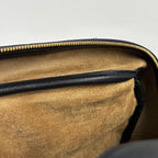Loewe Handbag Amazona 19 Square Bag 2-Way Anagram Leather Black Navy — view 6