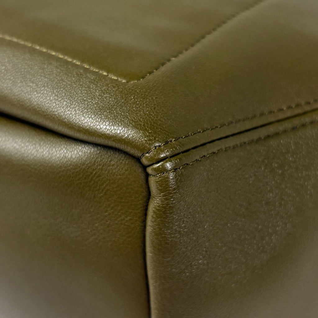 Loewe Shoulder Bag Squeeze Small Anagram Leather Green — view 3