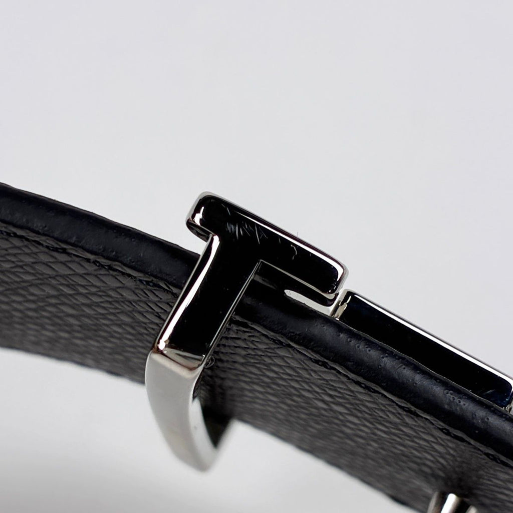 Louis Vuitton Belt LV 40 Reversible Monogram Eclipse Taiga Noir — view 3
