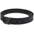 Louis Vuitton Belt LV 40 Reversible Monogram Eclipse Taiga Noir