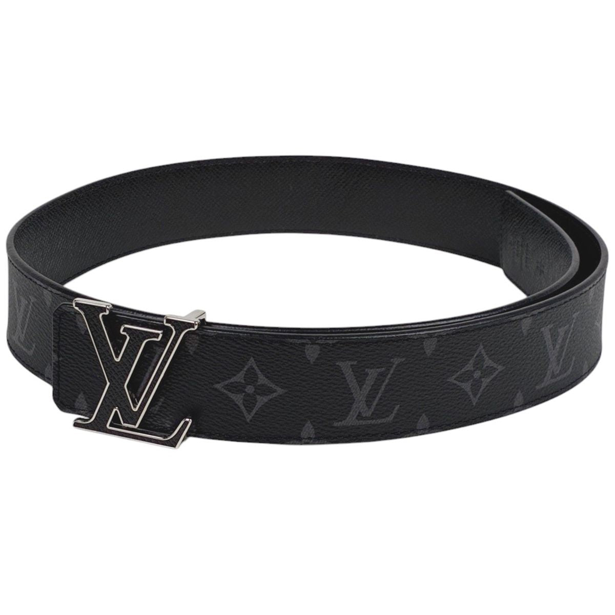 Louis Vuitton Belt LV 40 Reversible Monogram Eclipse Taiga Noir