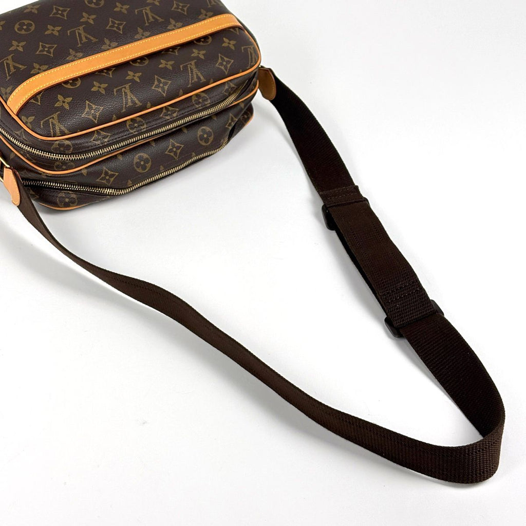 Louis Vuitton Reporter PM Shoulder Bag Crossbody Monogram Brown — view 6