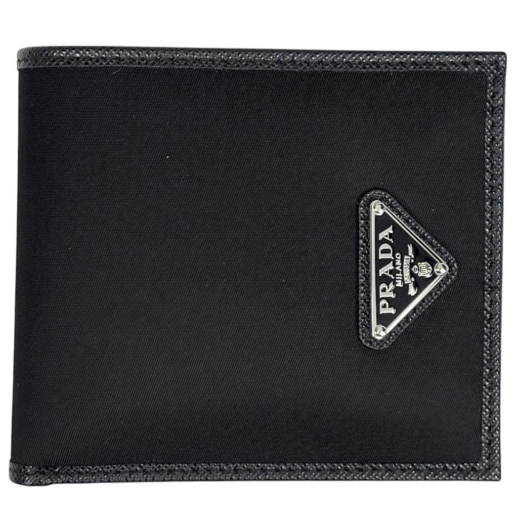 Prada Bifold Wallet Nylon Nero