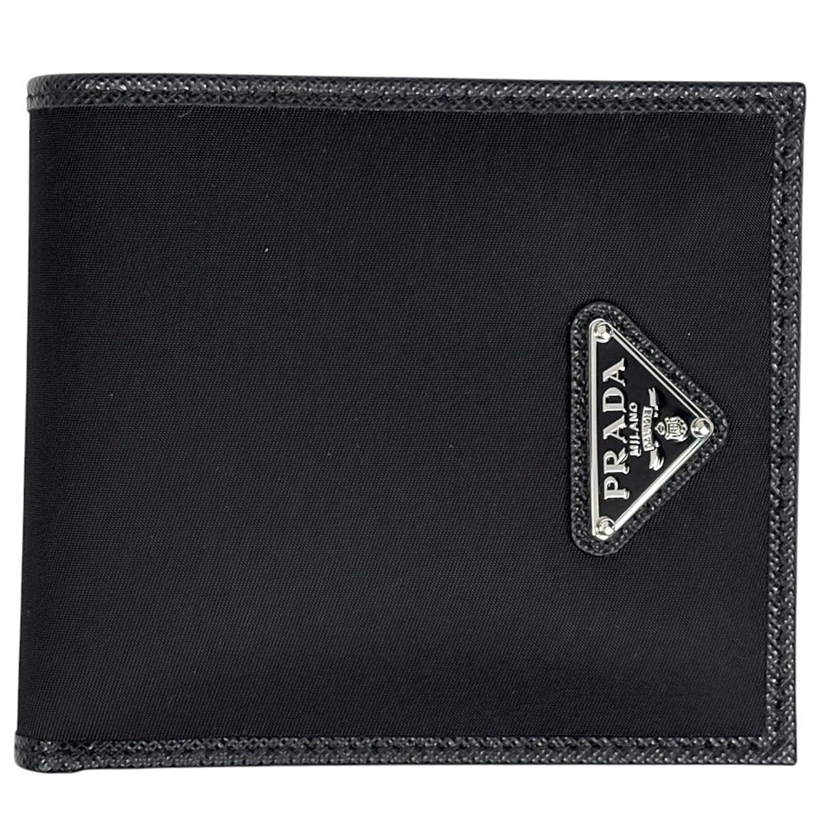 Prada Bifold Wallet Nylon Nero