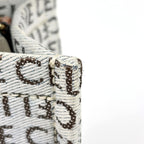 Celine Tote Small Cabas Thais 2-Way Triomphe Canvas White Brown — view 4