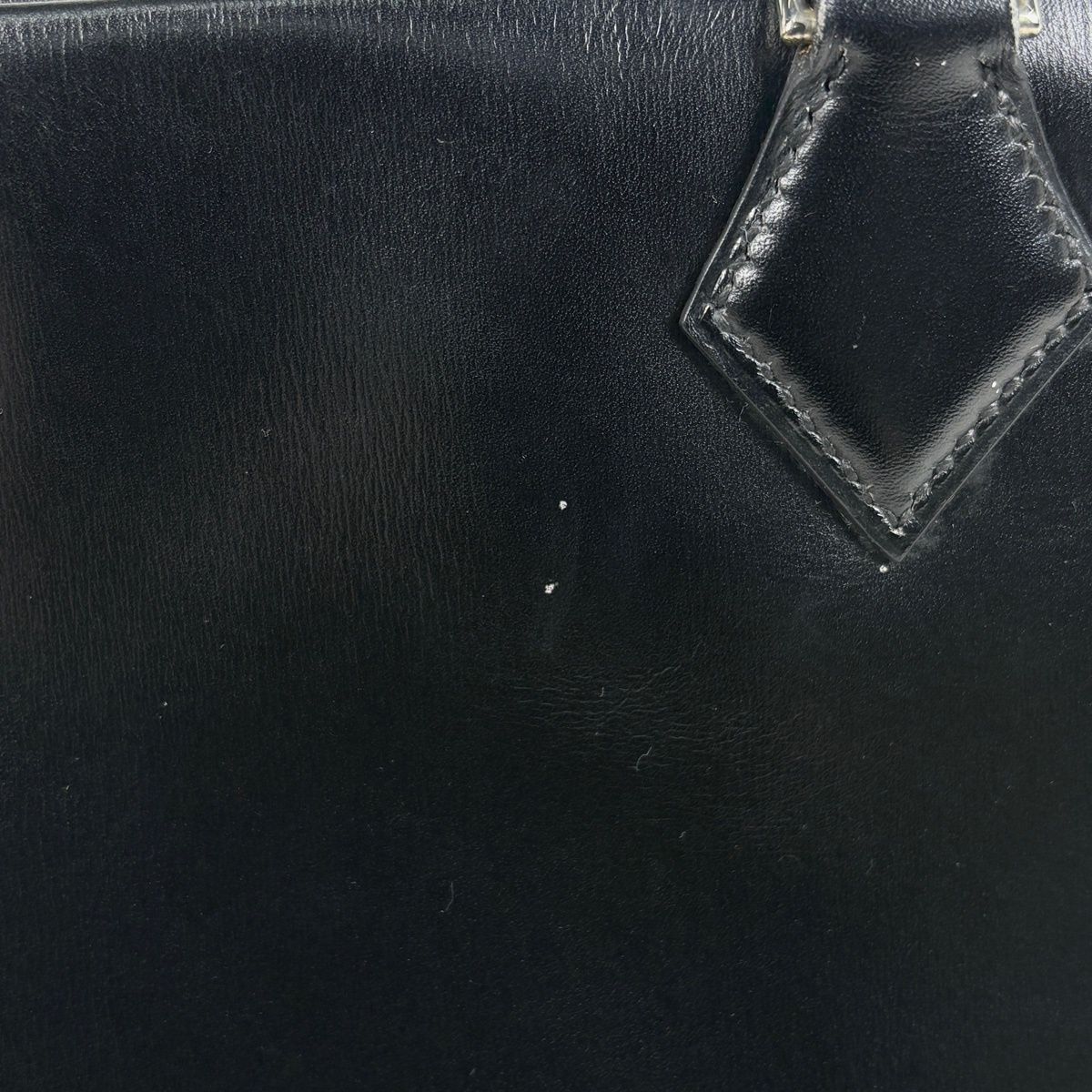 Hermes Plume 28 Handbag Box Calf Black — view 5