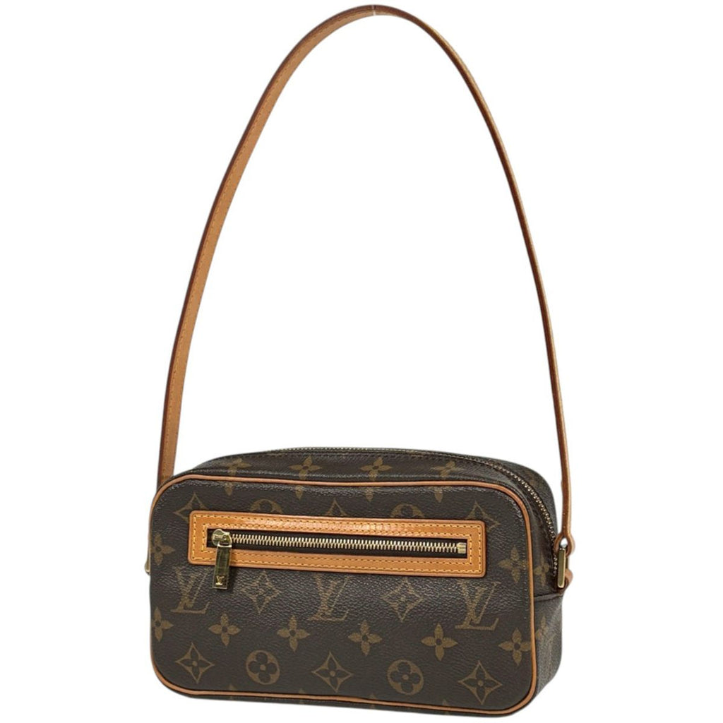 Louis Vuitton Pochette Cite Shoulder Bag Monogram Brown