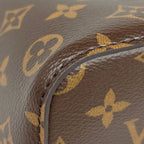 Louis Vuitton Neo Noe Shoulder Bag Drawstring Monogram Brown Noir — view 3