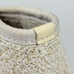 Chanel Tote Deauville Line CC Logo Fabric White — view 4