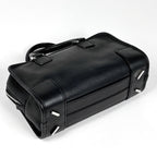 Loewe Amazona 23 Shoulder Bag 2-Way Anagram Leather Black — view 2