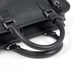 Loewe Amazona 23 Shoulder Bag 2-Way Anagram Leather Black — view 6