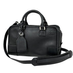 Loewe Amazona 23 Shoulder Bag 2-Way Anagram Leather Black