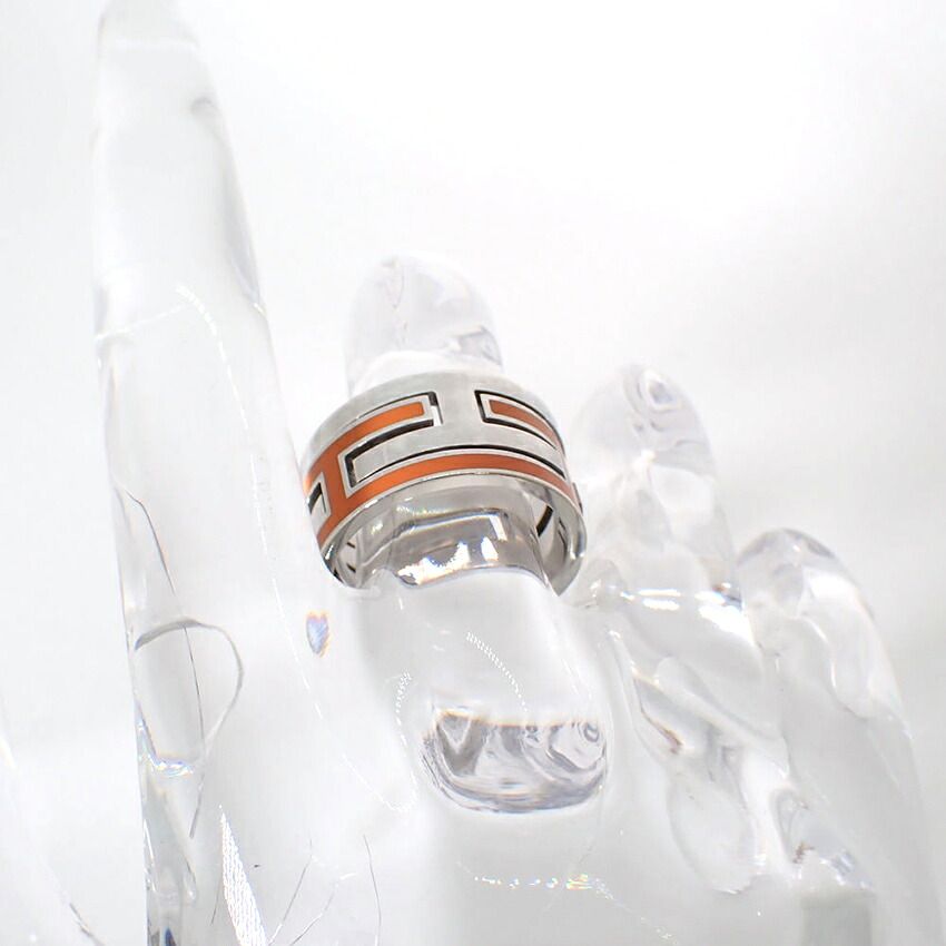 Hermes D'h Ring Silver — view 6