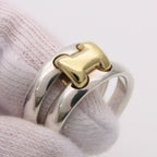 Hermes Ring Olympe 53 Silver Gold — view 5