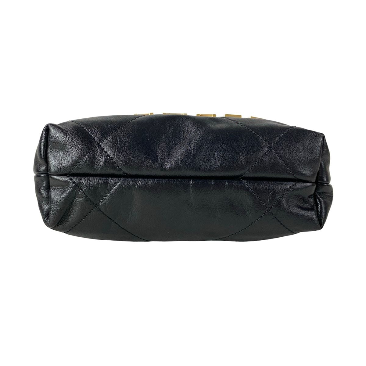 Chanel Handbag Chanel 22 Mini Black Chain Handle Vintage Gold — view 5