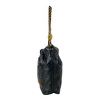 Chanel Handbag Chanel 22 Mini Black Chain Handle Vintage Gold — view 4