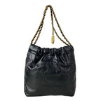 Chanel Handbag Chanel 22 Mini Black Chain Handle Vintage Gold — view 3