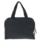 Prada Tessuto Black Silver Nylon Handbag — view 2