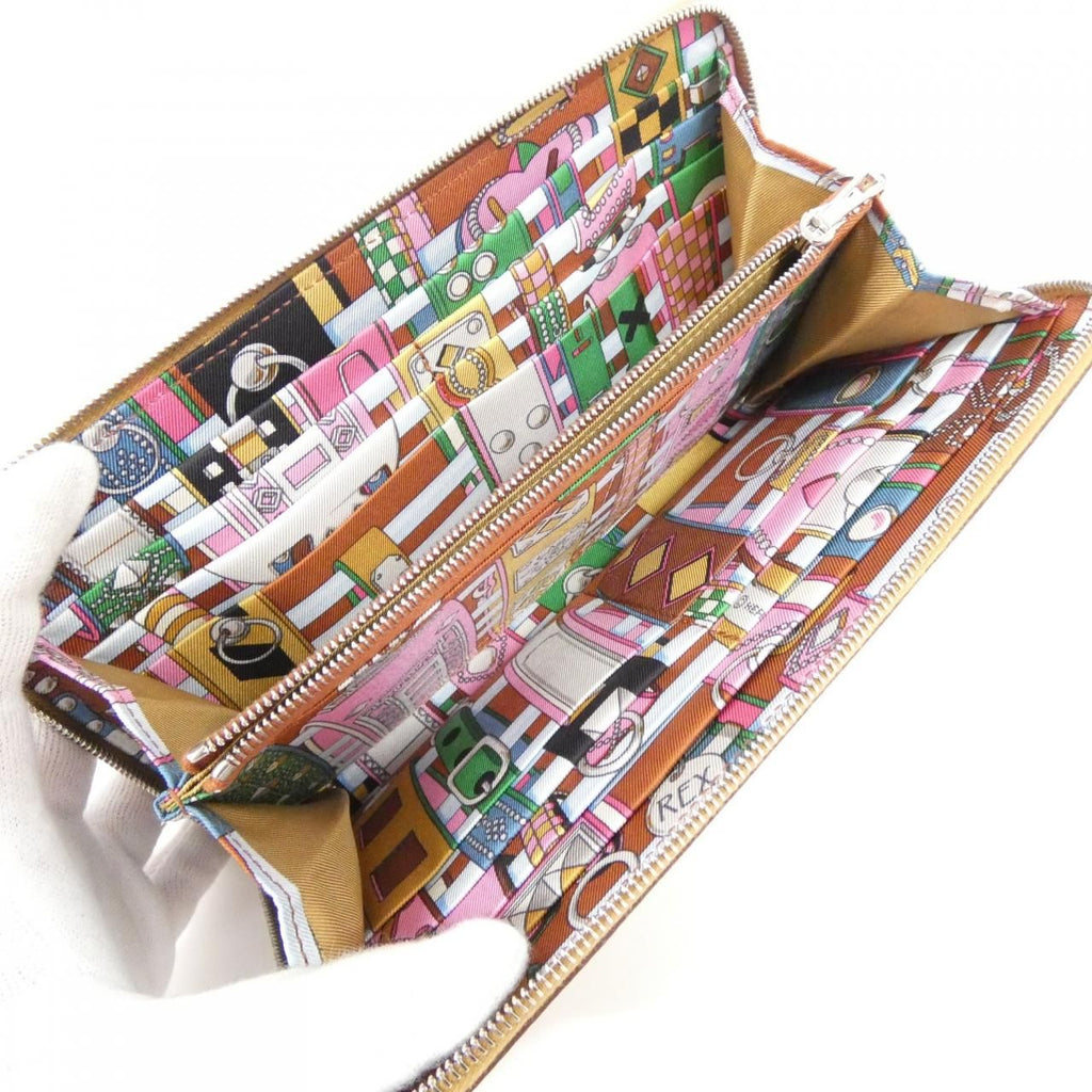 Hermes Collier de Chien Silk'in Classic Wallet — view 4
