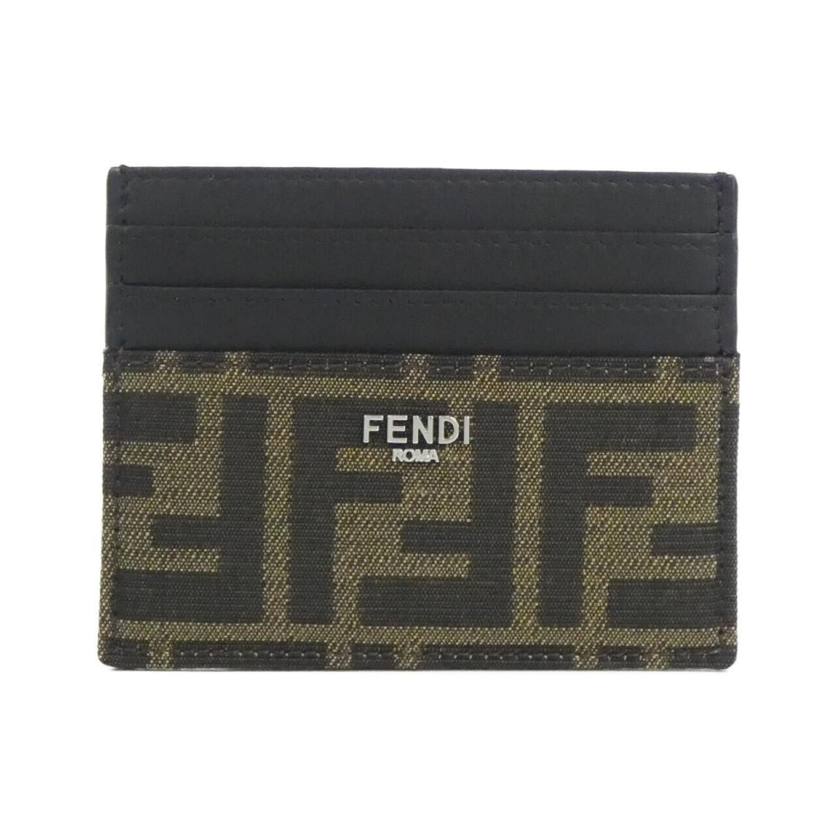 Fendi Card Case Holders Brown