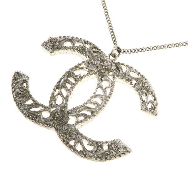 Chanel Necklace Silver — view 2
