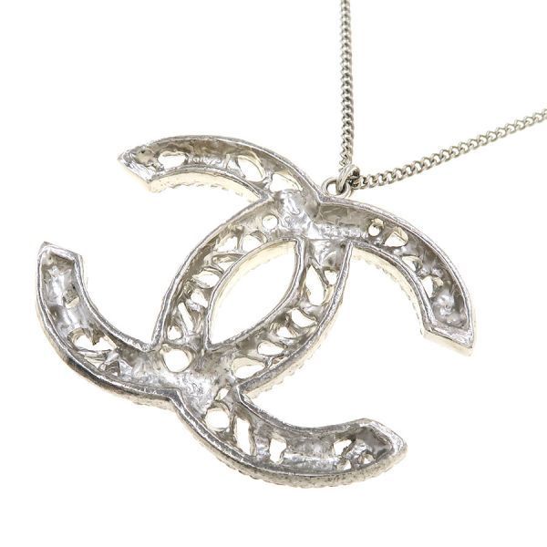Chanel Necklace Silver — view 3