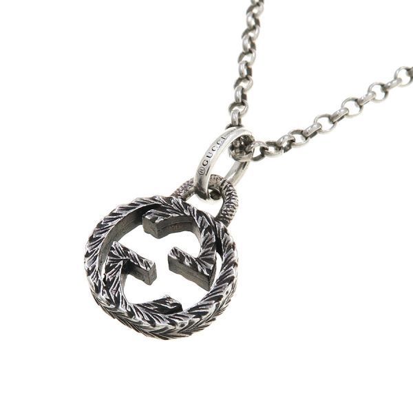 Gucci Interlocking G Necklace Silver — view 3