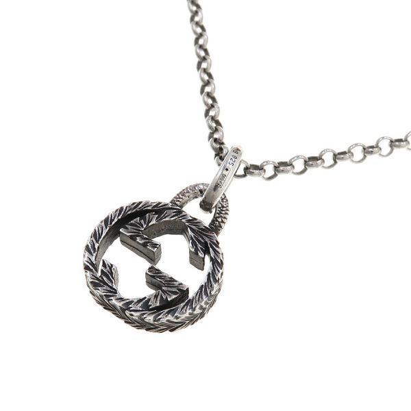 Gucci Interlocking G Necklace Silver — view 2