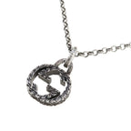 Gucci Interlocking G Necklace Silver — view 2