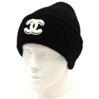 Chanel Knit Hat Black
