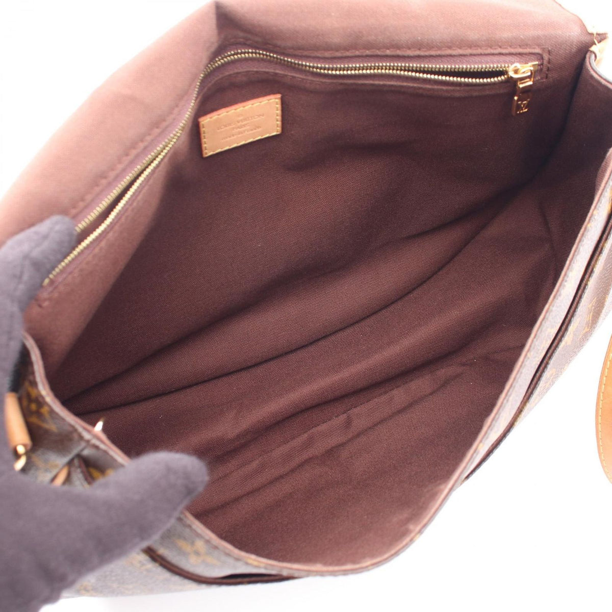 Louis Vuitton Shoulder Bag Menilmontant MM Monogram Leather — view 3