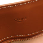 Celine Tote Small Vertical Cabas Natural Brown Canvas Leather — view 4